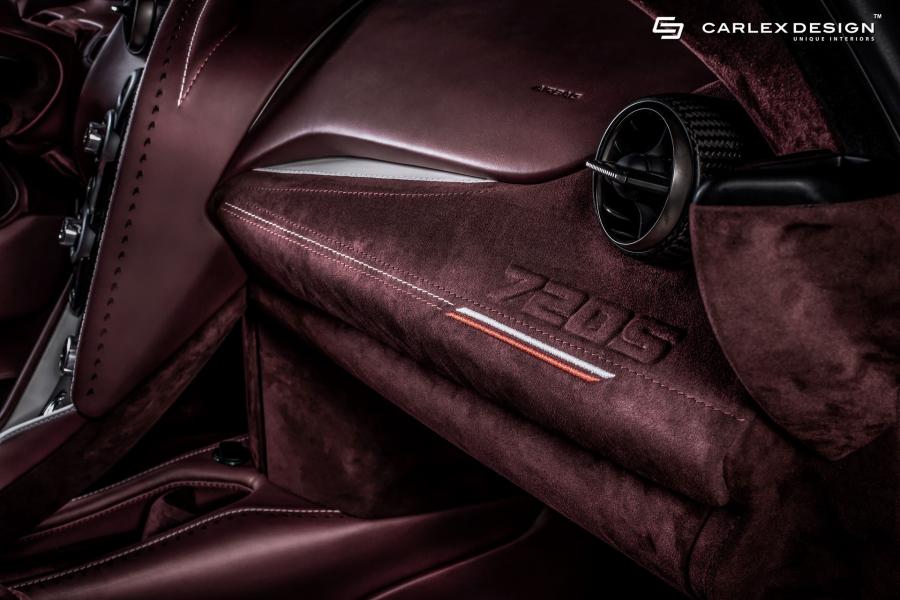 Детали интерьера McLaren 720S by Manhart Racing & Carlex Design 2018 года  (фото 9 из 20)